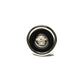 Silver and Black Enamel Gianni Versace Medusa Head Ring RSTKD Vintage