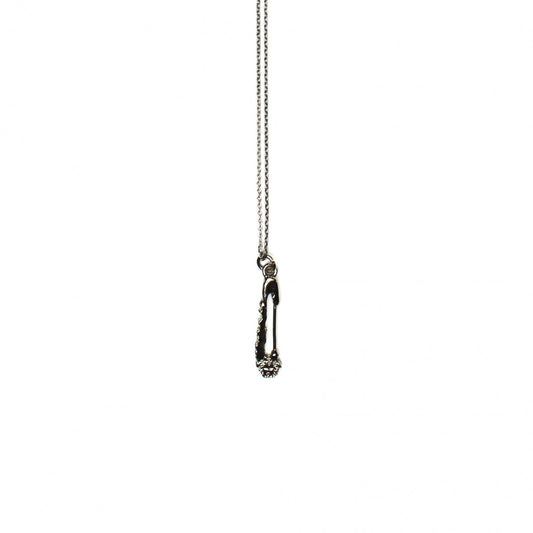 Silver Gianni Versace Medusa Head Pin Chain RSTKD Vintage