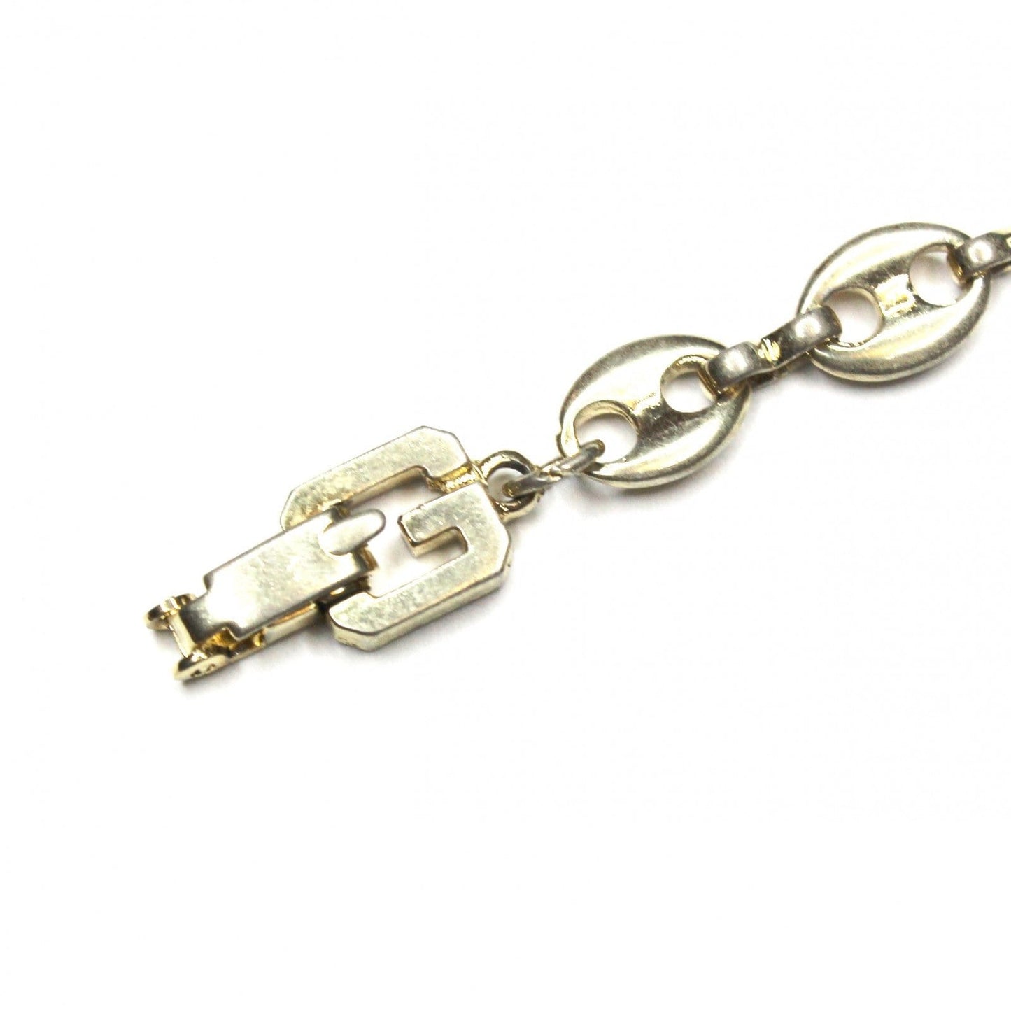 Silver Givenchy Gucci Link Style Bracelet RSTKD Vintage