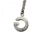 Silver Gucci Greek Key G Logo Chain RSTKD Vintage