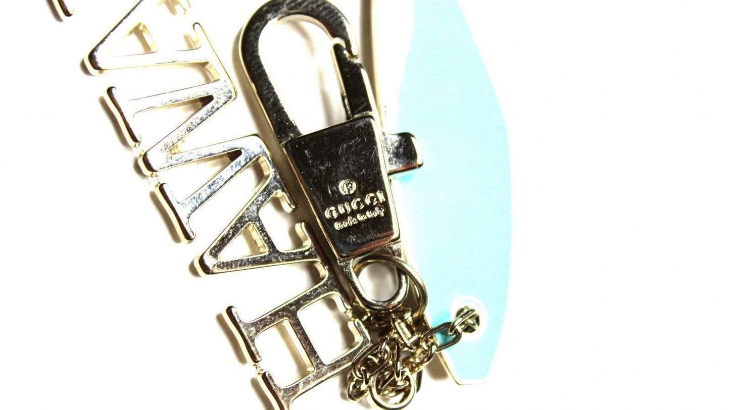 Silver Gucci Hawaii Surfboard Keychain RSTKD Vintage