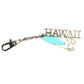 Silver Gucci Hawaii Surfboard Keychain RSTKD Vintage