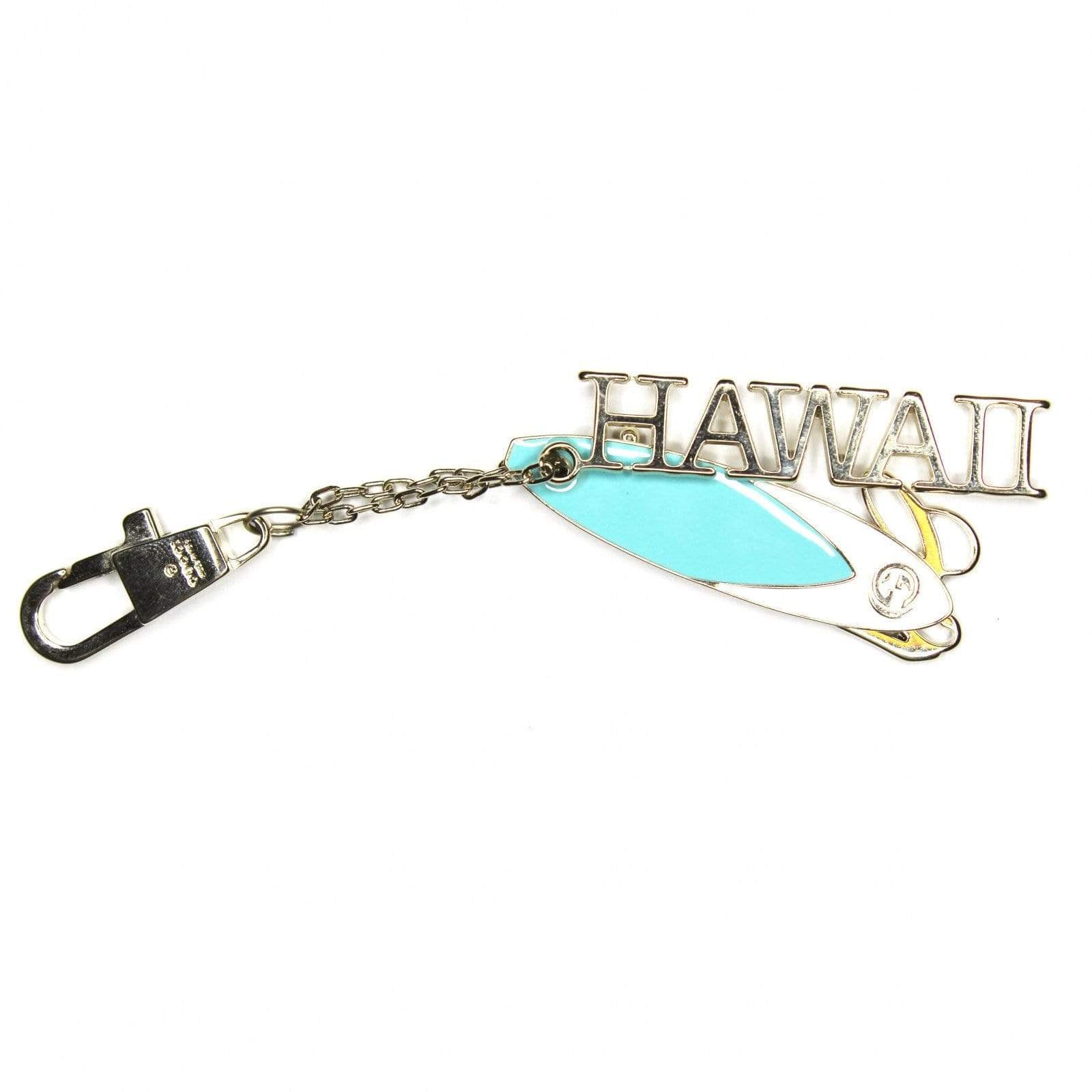 Silver Gucci Hawaii Surfboard Keychain RSTKD Vintage