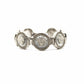 Silver Vintage Gianni Versace Mother of Pearl Medusa Head Bracelet RSTKD Vintage