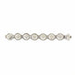 Silver Vintage Gianni Versace Mother of Pearl Medusa Head Bracelet RSTKD Vintage