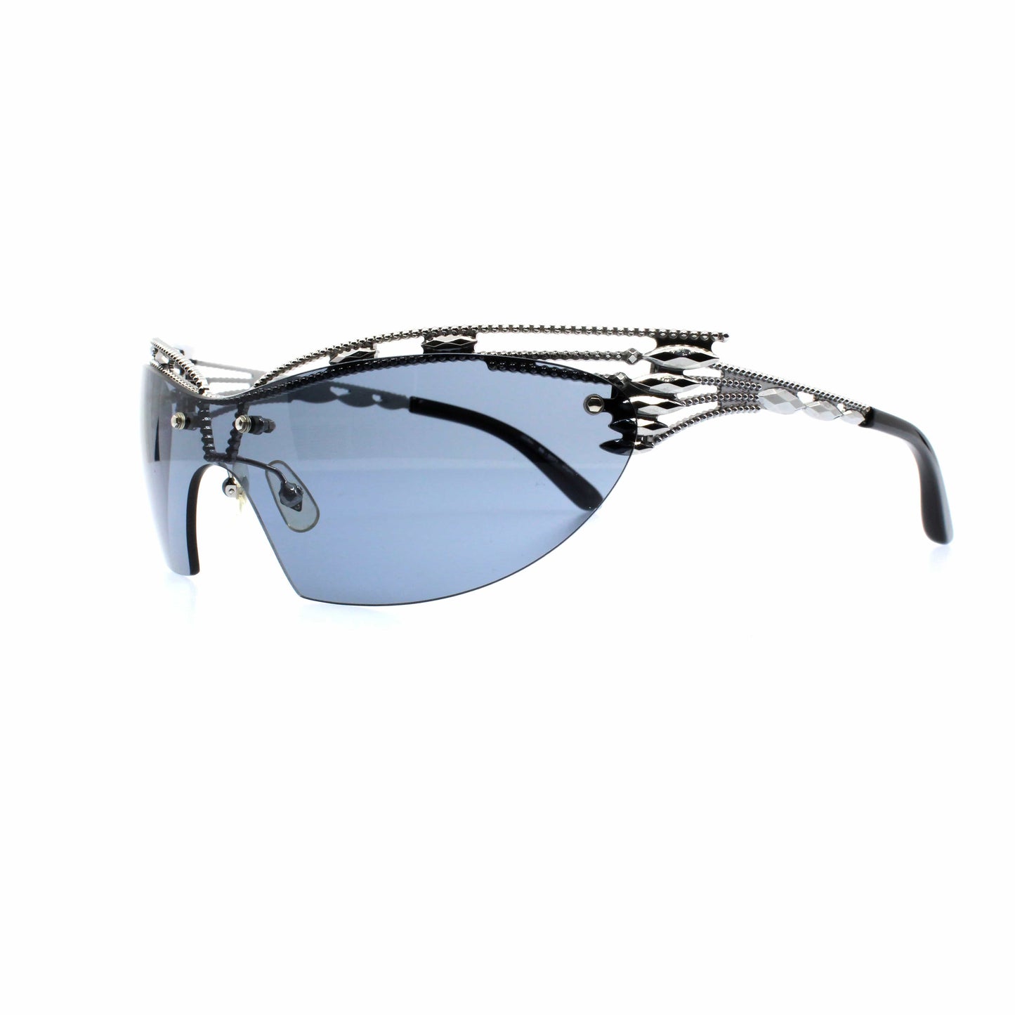 Silver Vintage Jean Paul Gaultier 56-0071 Sunglasses RSTKD Vintage