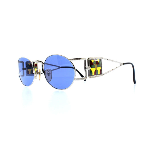 Silver Vintage Jean Paul Gaultier 56-4672 Sunglasses RSTKD Vintage
