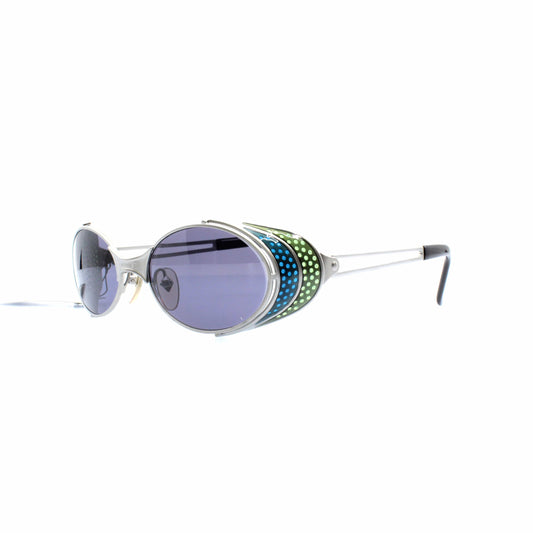 Silver Vintage Jean Paul Gaultier 56-7109 Sunglasses RSTKD Vintage