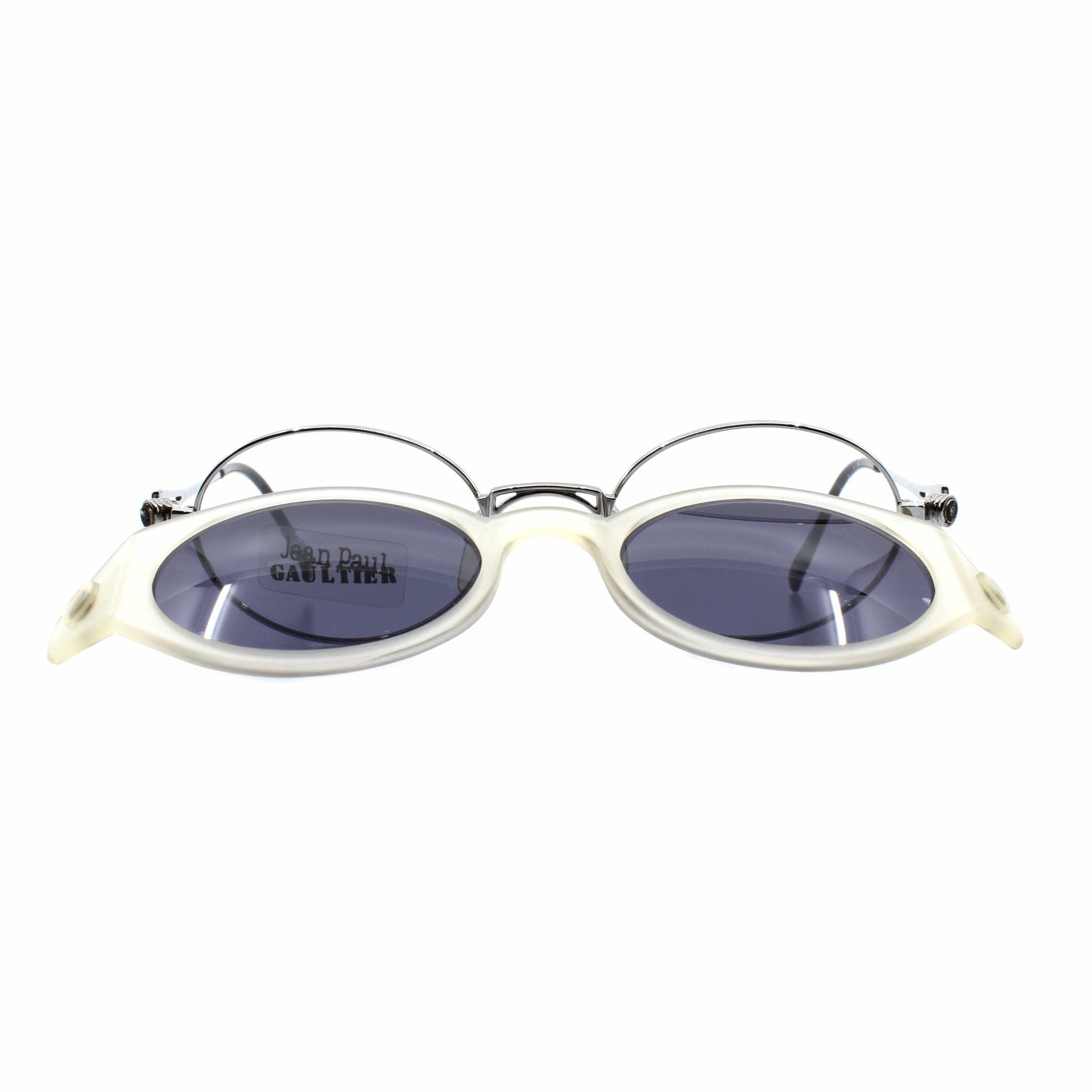 Silver Vintage Jean Paul Gaultier 56-7202 Sunglasses RSTKD Vintage