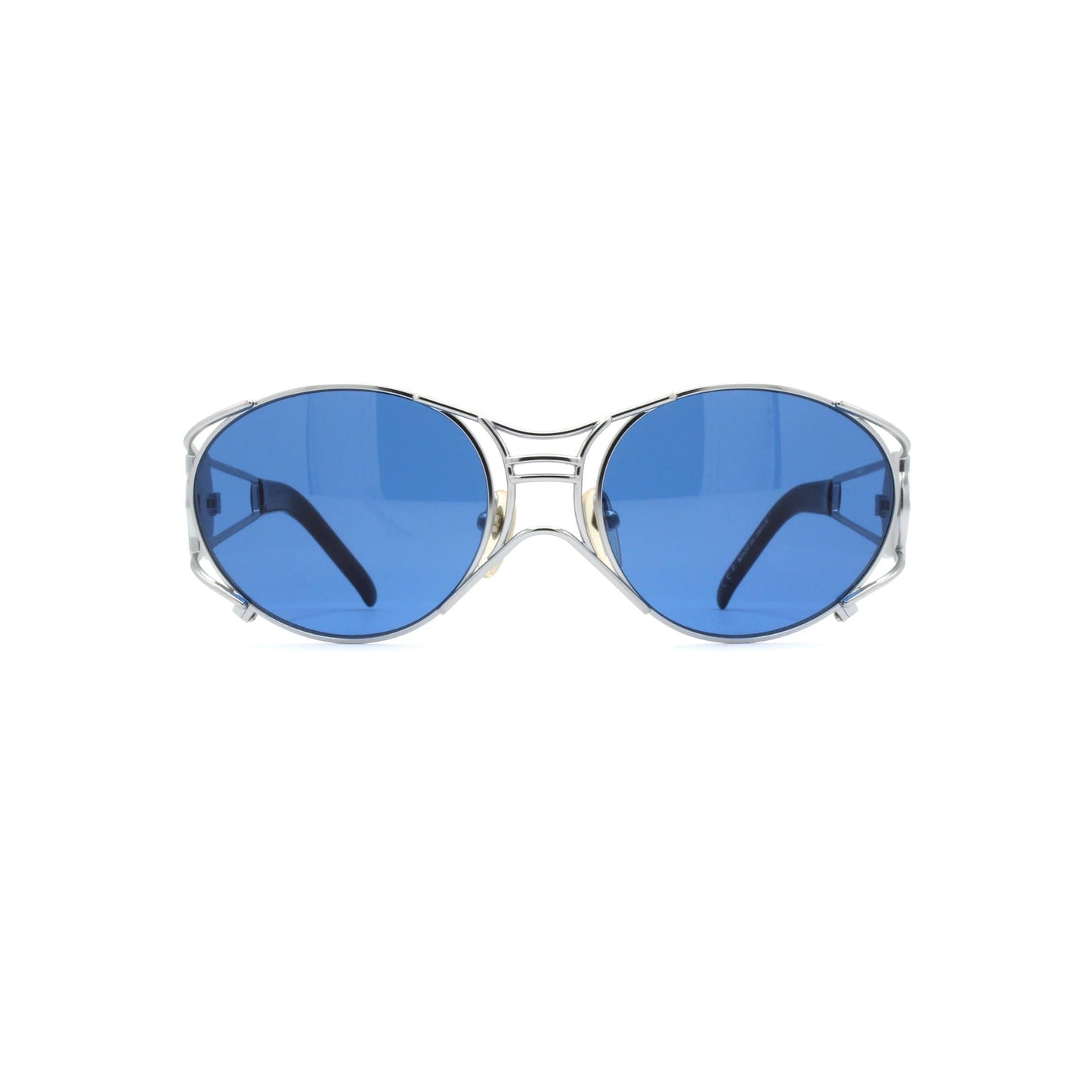 Silver Vintage Jean Paul Gaultier 58-6101 Sunglasses RSTKD Vintage