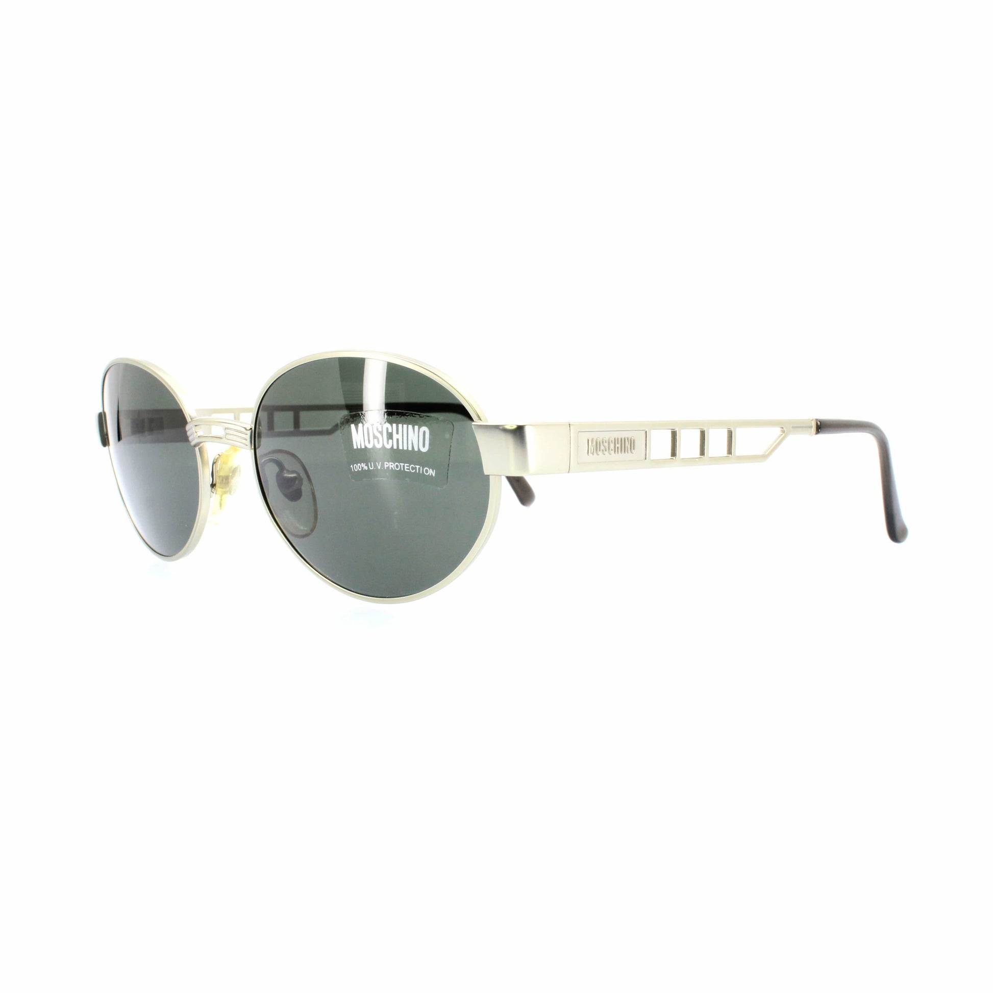 Silver Vintage Moschino MM3006-S Sunglasses RSTKD Vintage