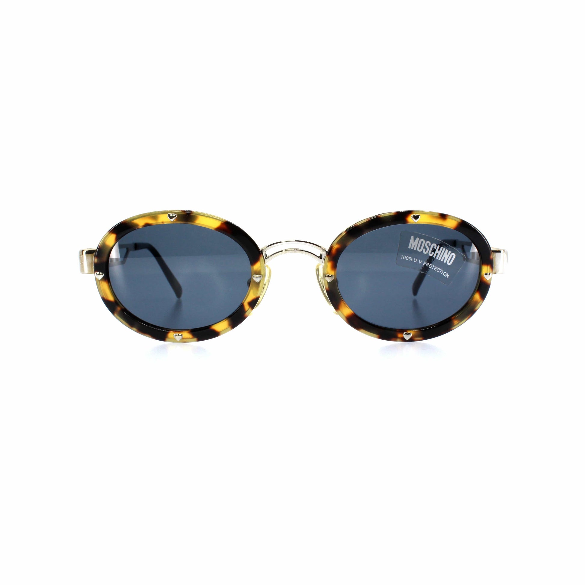 Silver Vintage Moschino MM3010-S Sunglasses RSTKD Vintage
