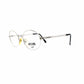 Silver Vintage Moschino MM525 Glasses RSTKD Vintage