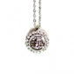 Small Silver Gianni Versace Upside Down Medusa Head Pendent Chain with Crystal Accents RSTKD Vintage