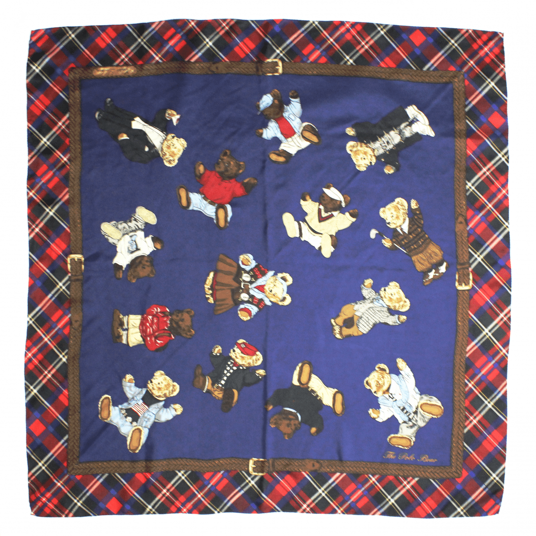 The Polo Bear Ralph Lauren Scarf RSTKD Vintage