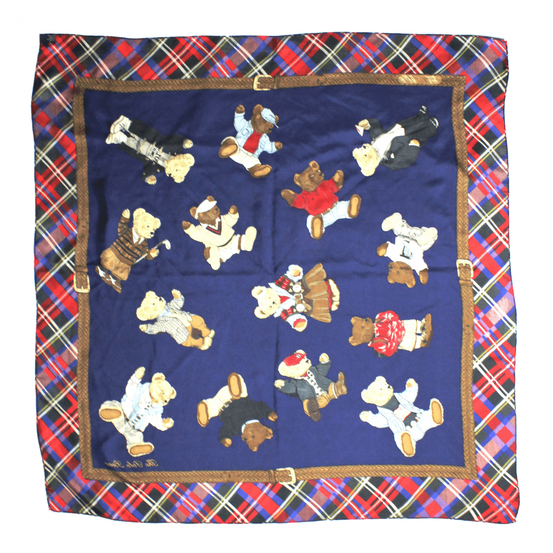 The Polo Bear Ralph Lauren Scarf RSTKD Vintage