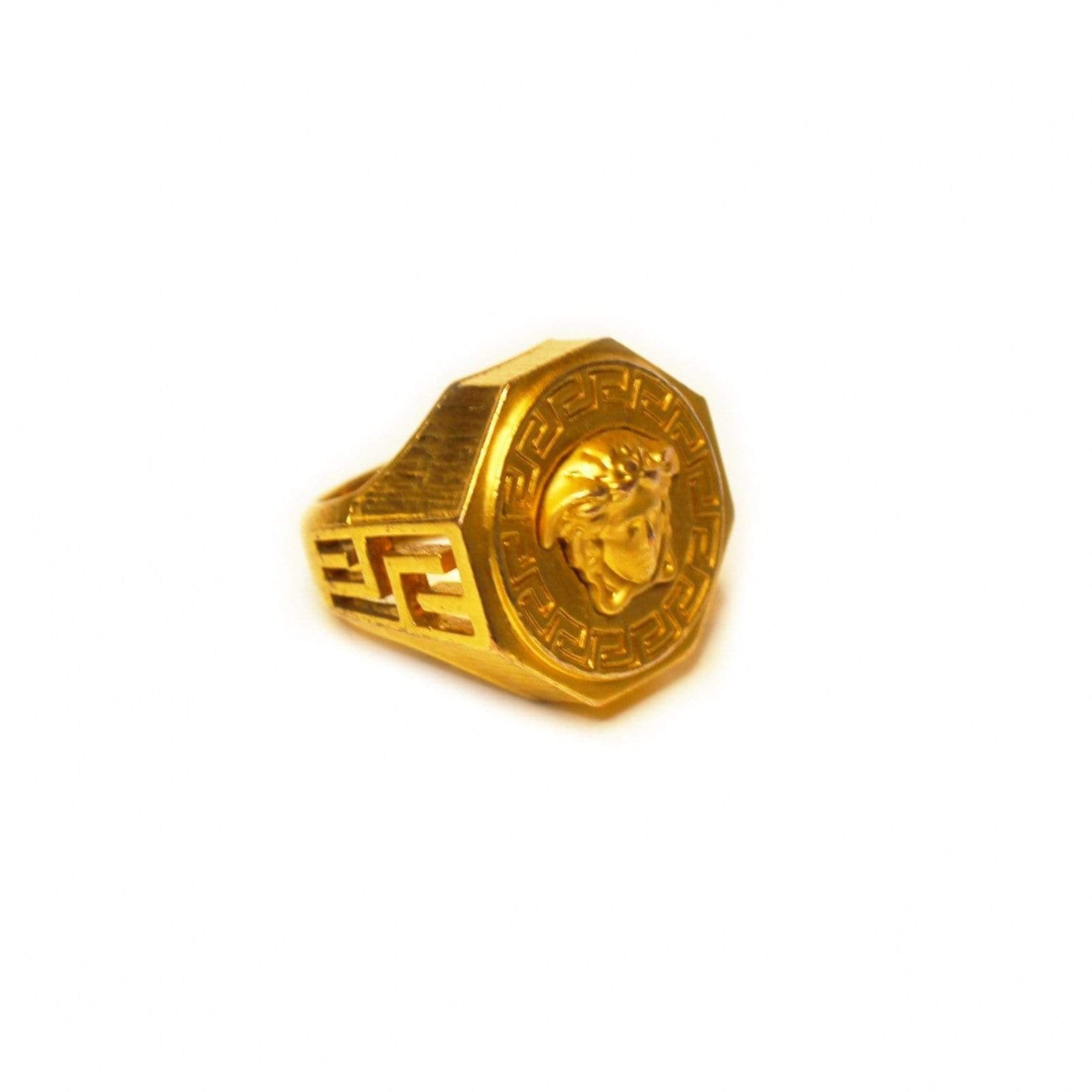 Versace Medusa & Grecca Ring RSTKD Vintage