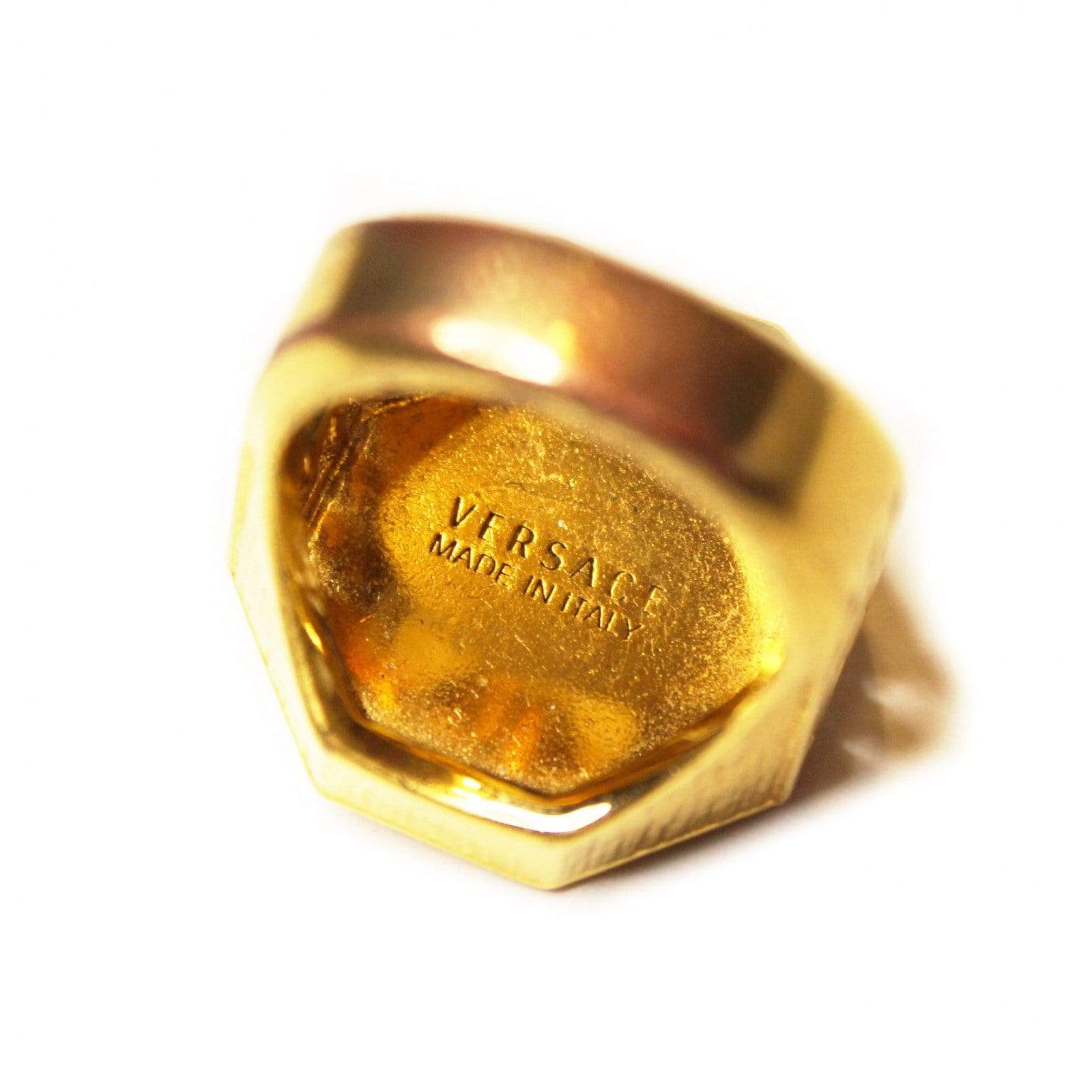 Versace Medusa & Grecca Ring RSTKD Vintage