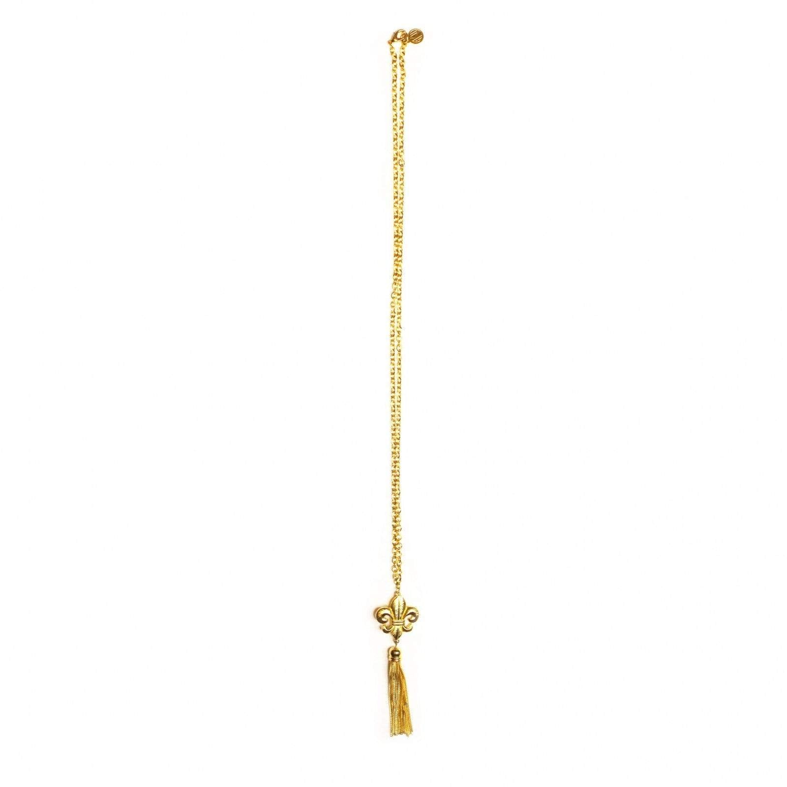 Vintage Anne Klein Gold Tassel Chain RSTKD Vintage