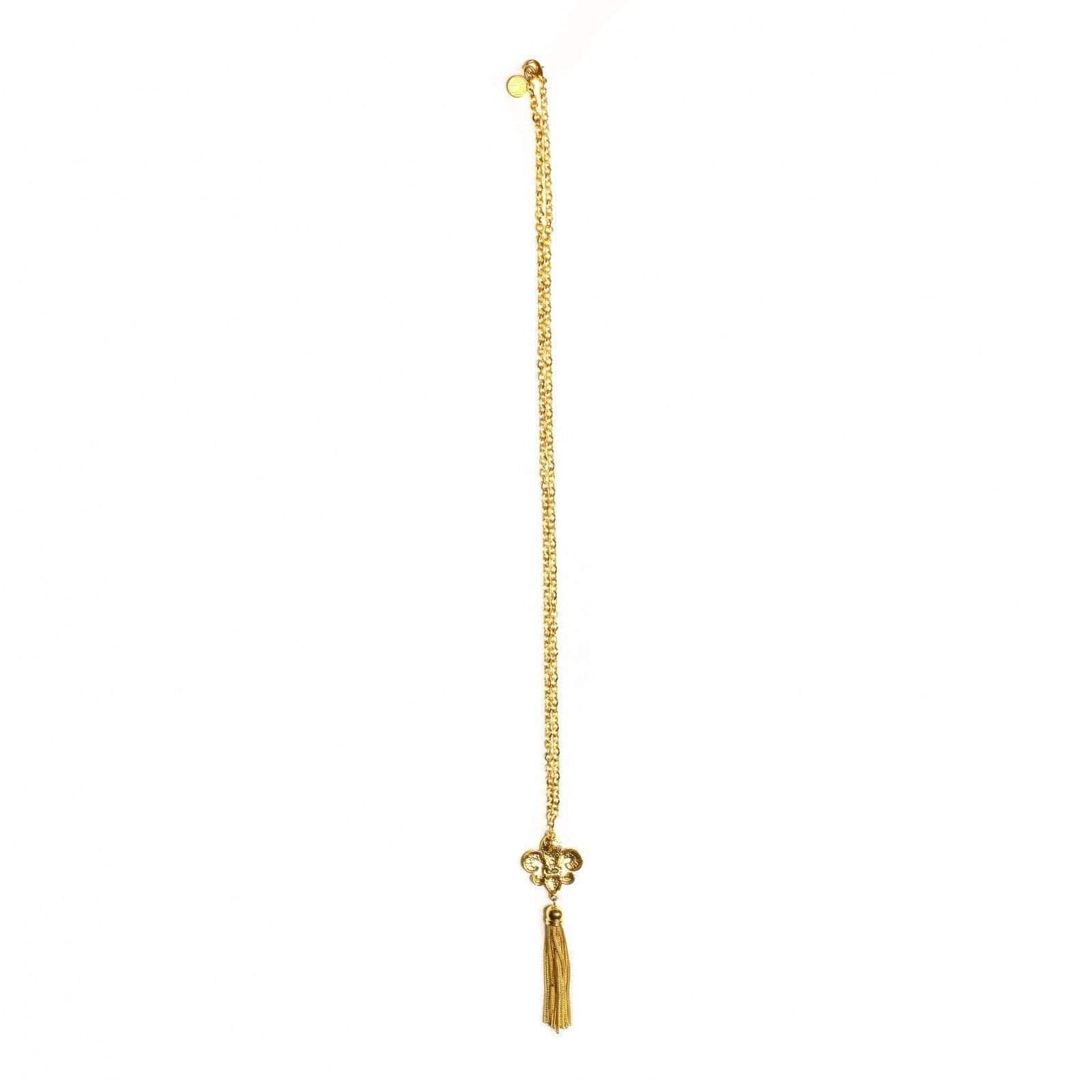 Vintage Anne Klein Gold Tassel Chain RSTKD Vintage