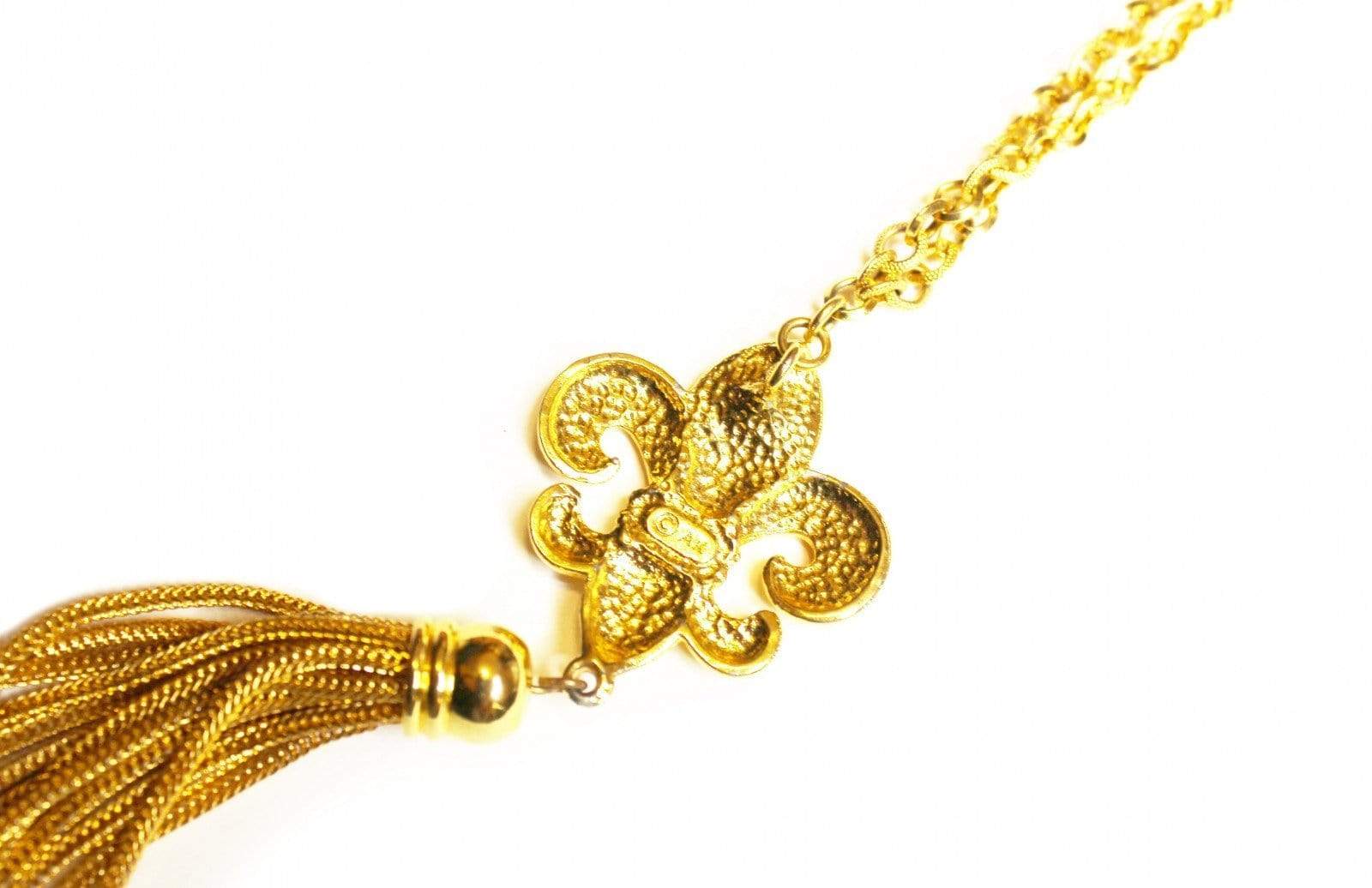 Vintage Anne Klein Gold Tassel Chain RSTKD Vintage