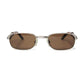 Vintage Cartier Palisander Rosewood Breteuil Platinum Sunglasses RSTKD Vintage