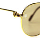 Vintage Cartier S Sapphire Gold Sunglasses RSTKD Vintage