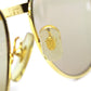 Vintage Cartier S Sapphire Gold Sunglasses-RSTKD Vintage