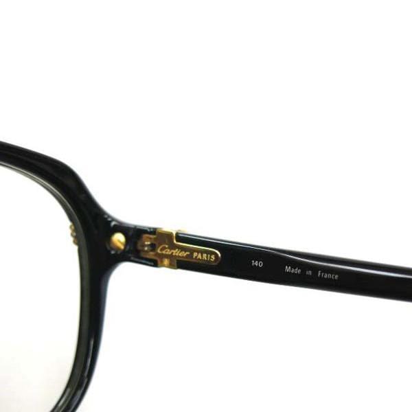 Vintage Cartier Vitesse Black/ Gold Sunglasses RSTKD Vintage