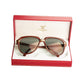 Vintage Cartier Vitesse Brown/ Gold Sunglasses RSTKD Vintage