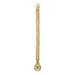 Vintage Chanel Detailed Glass / Gold Logo Pendent Chain RSTKD Vintage