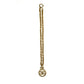 Vintage Chanel Detailed Glass / Gold Logo Pendent Chain RSTKD Vintage