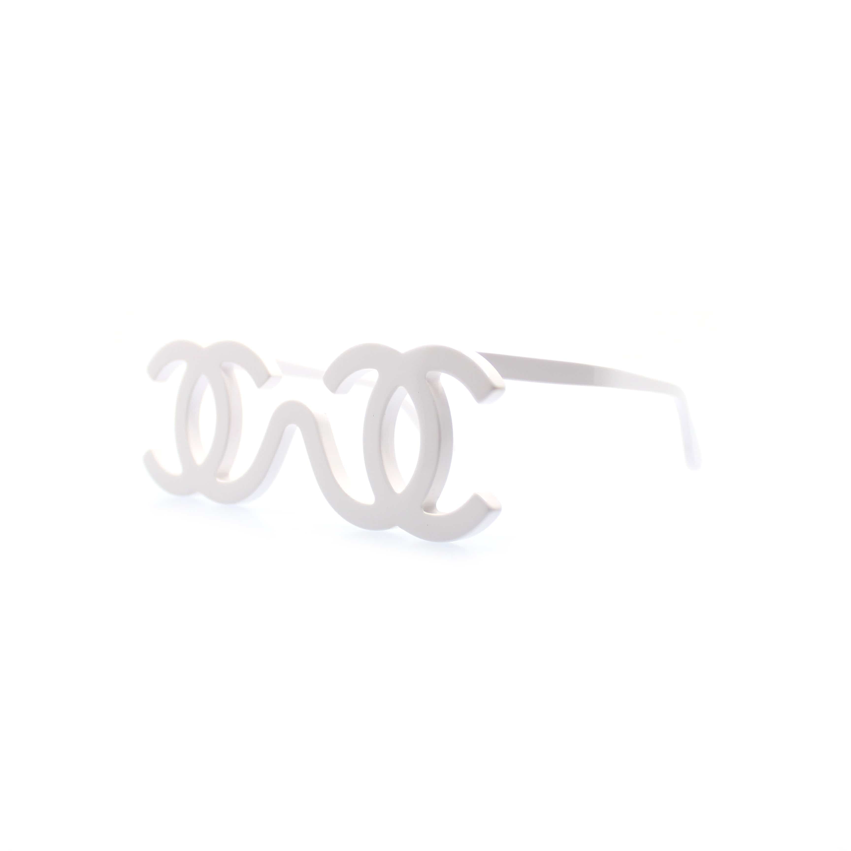 Vintage Chanel Monogrammed Runway Sample Sunglasses