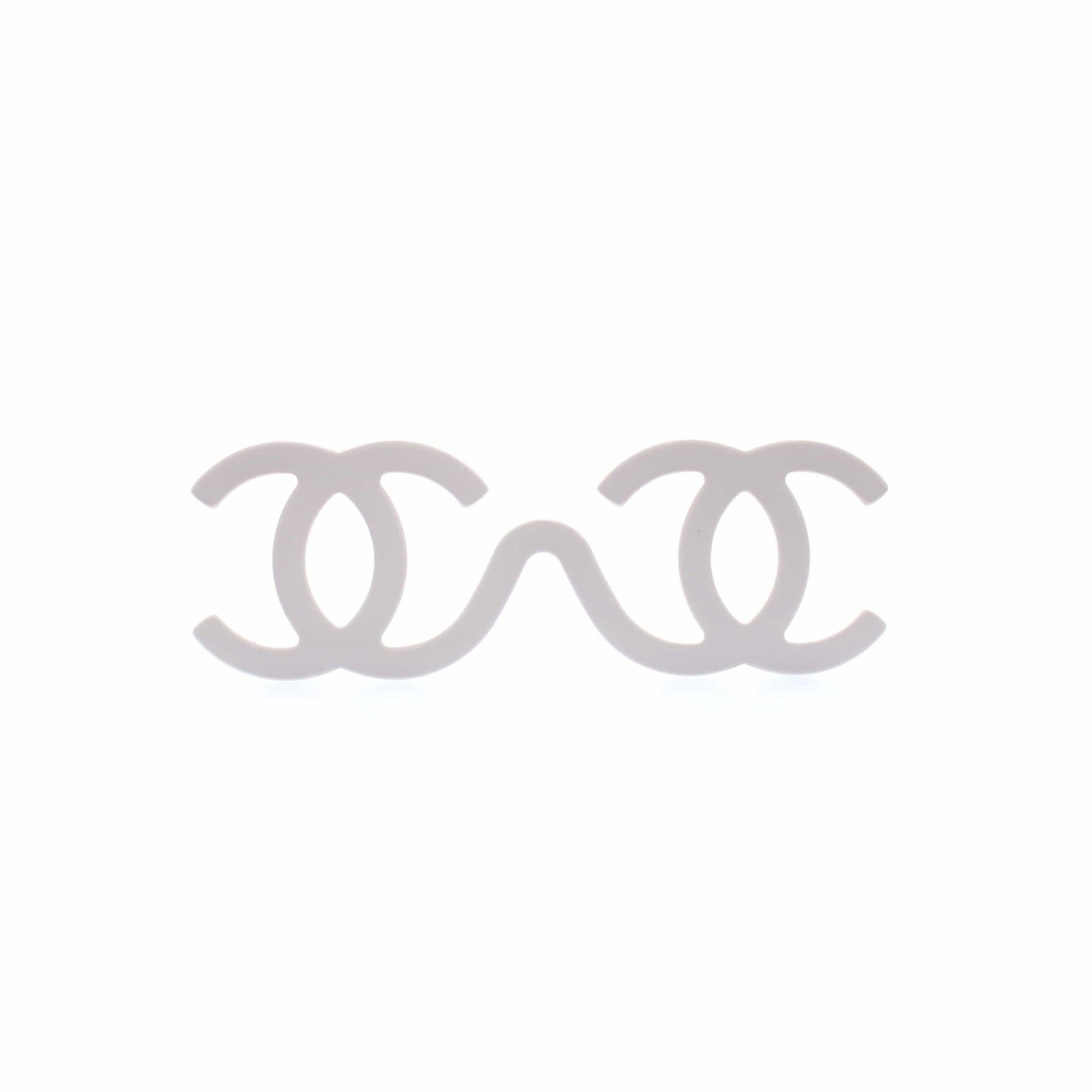 Vintage Chanel Monogrammed Runway Sample Sunglasses RSTKD Vintage