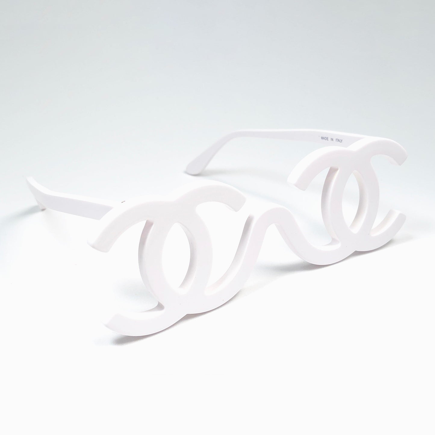 Vintage Chanel Monogrammed Runway Sample Sunglasses RSTKD Vintage