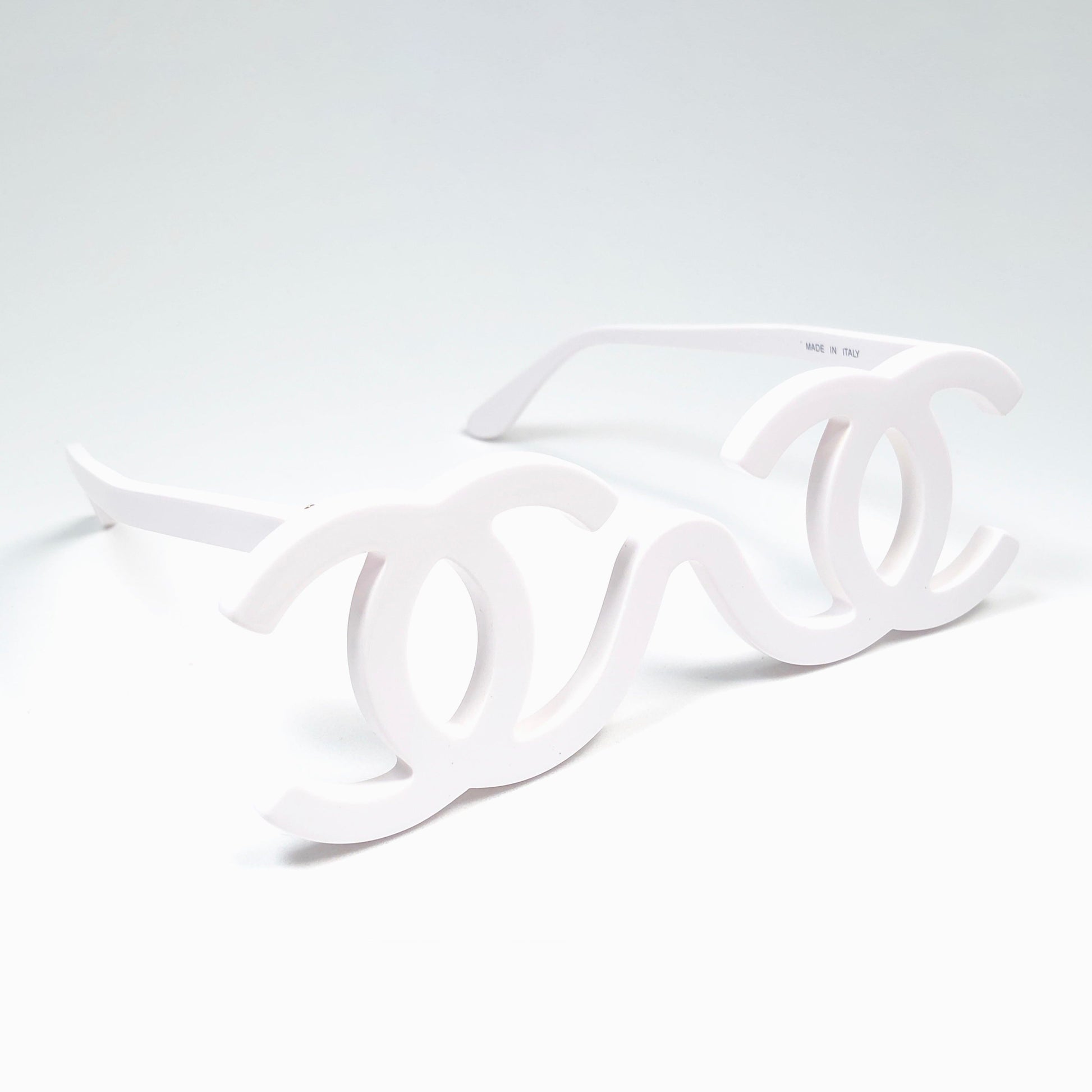 Vintage Chanel Monogrammed Runway Sample Sunglasses RSTKD Vintage