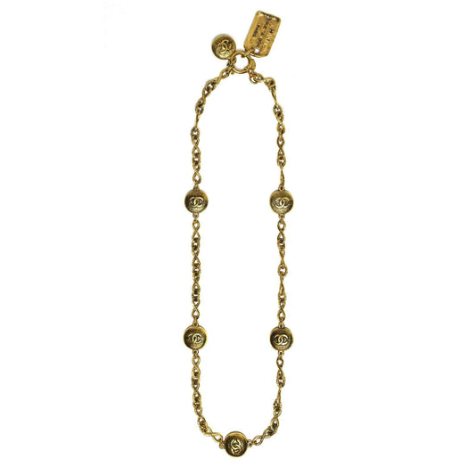 Vintage Chanel Multi Coin Rue Cambon Hang Tag Chain RSTKD Vintage
