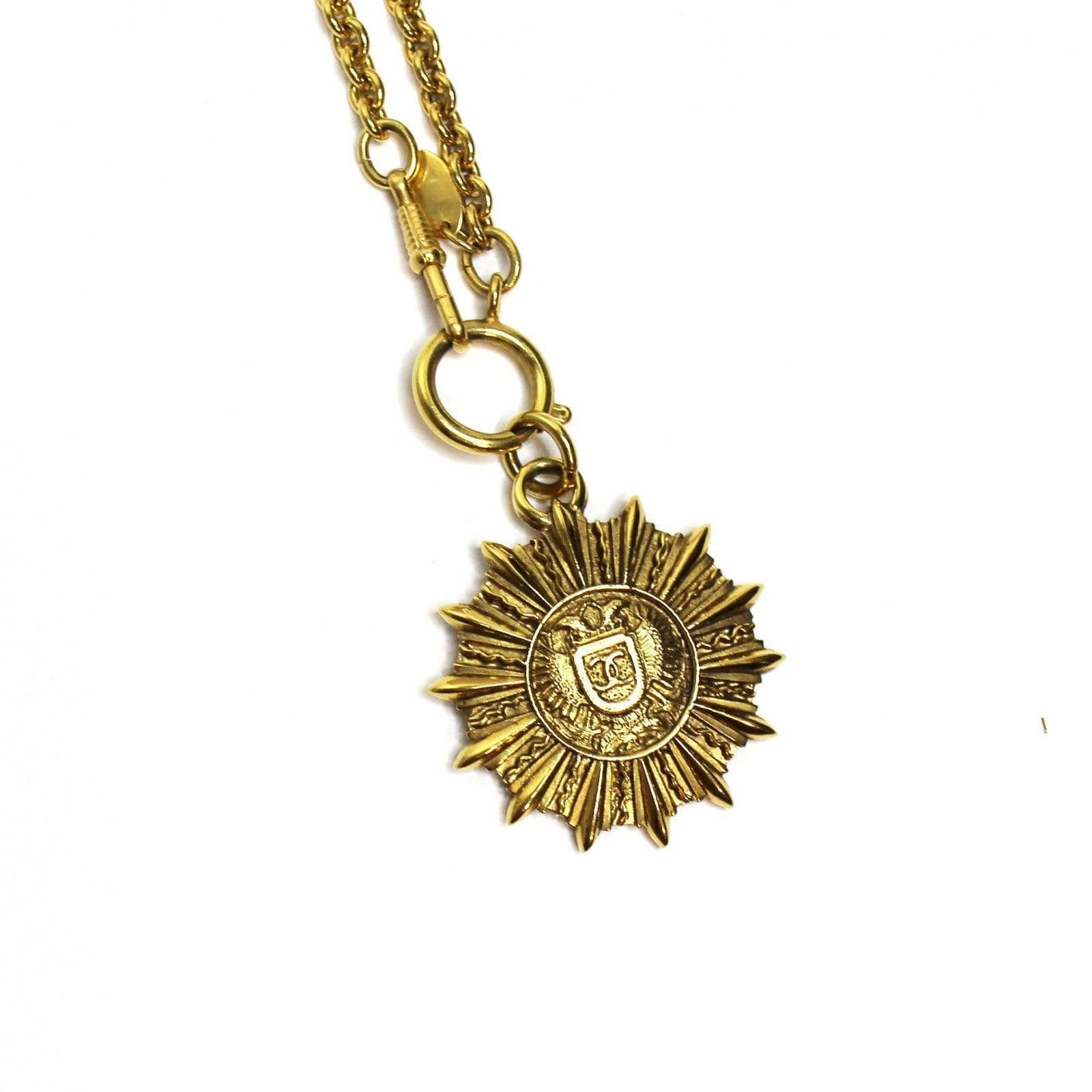 Vintage Chanel Sun Pendent Chain RSTKD Vintage