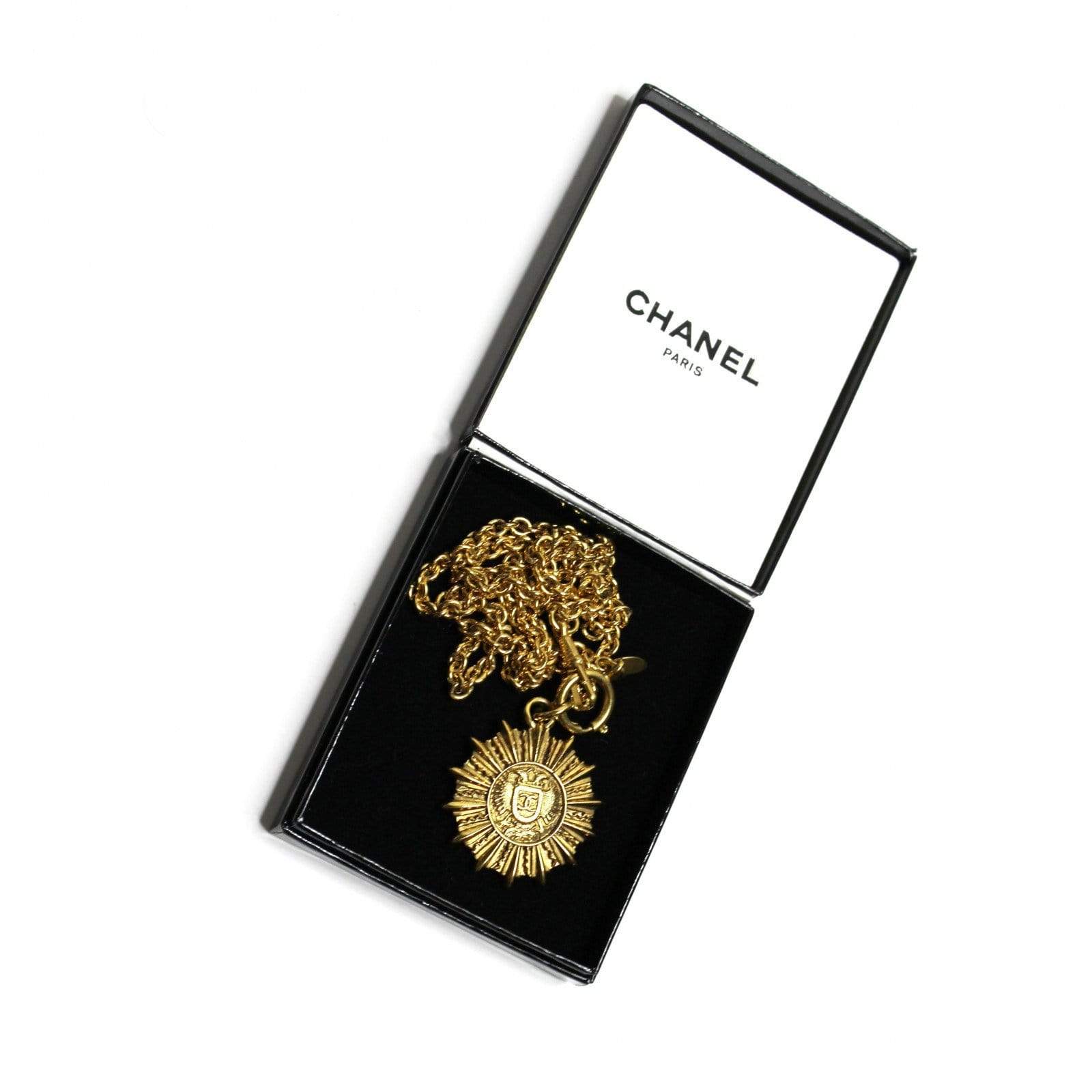 Vintage Chanel Sun Pendent Chain RSTKD Vintage