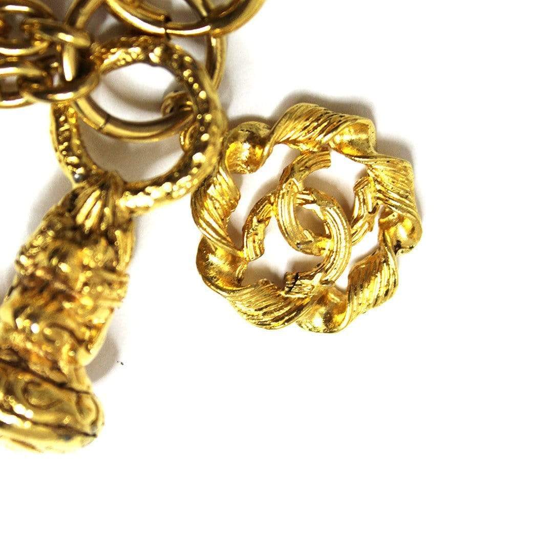 Vintage Chanel Triple Chain with Charms Chain RSTKD Vintage