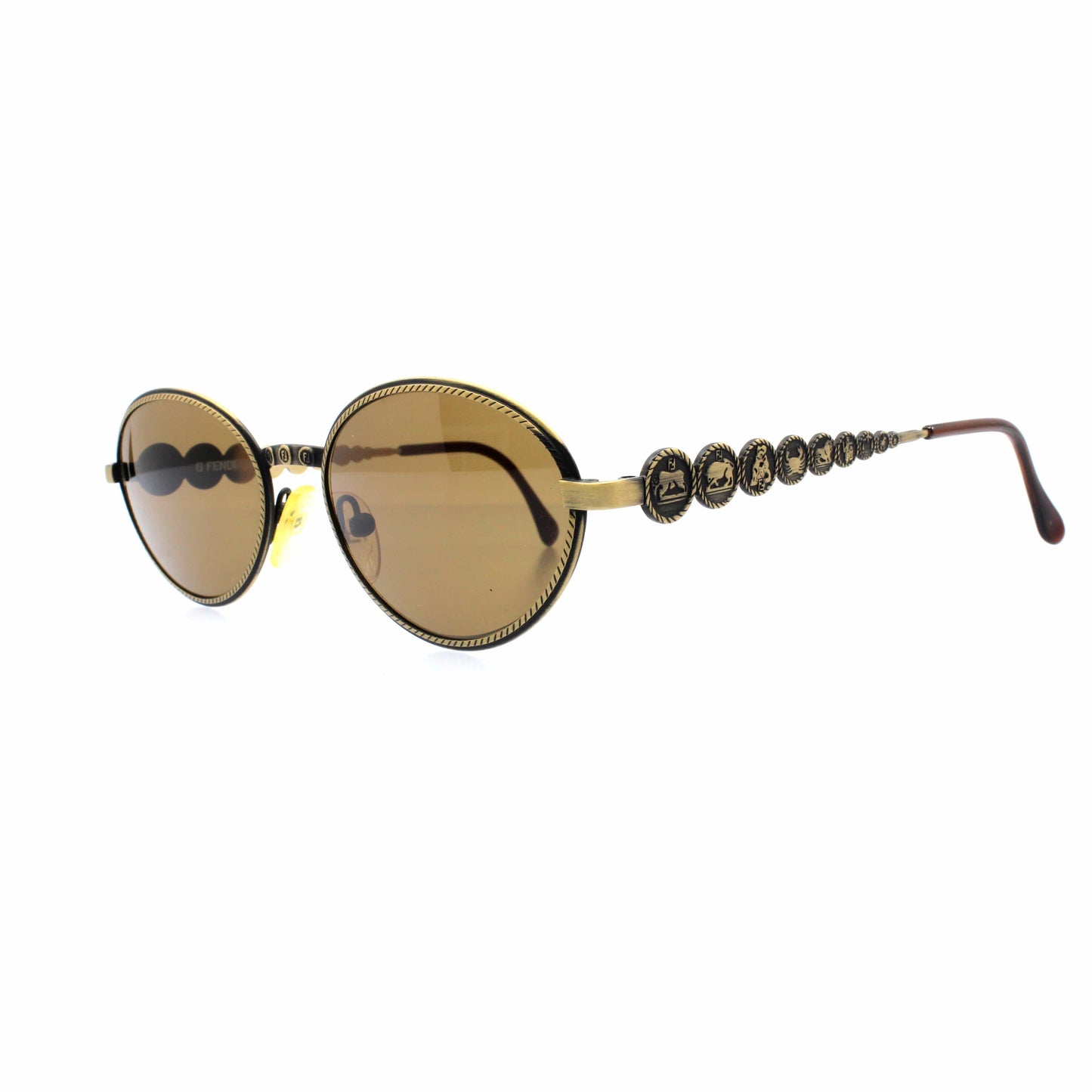 Vintage Fendi FS 110 ANTIQUE BRONZE Sunglasses RSTKD Vintage
