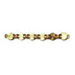 Vintage Gold Gianni Versace Medusa Head Coin Bracelet with Crystal Accents RSTKD Vintage