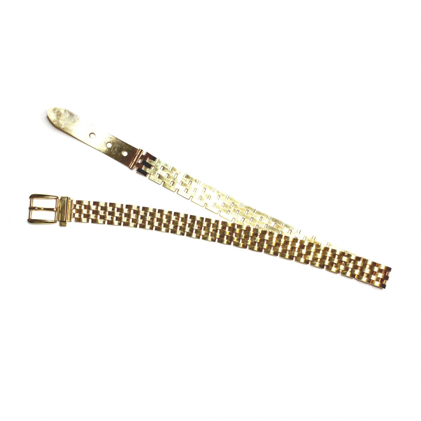 Vintage Gold Metal Gucci Belt RSTKD Vintage