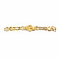 Vintage Gold Metal Gucci Logo Womens Belt RSTKD Vintage