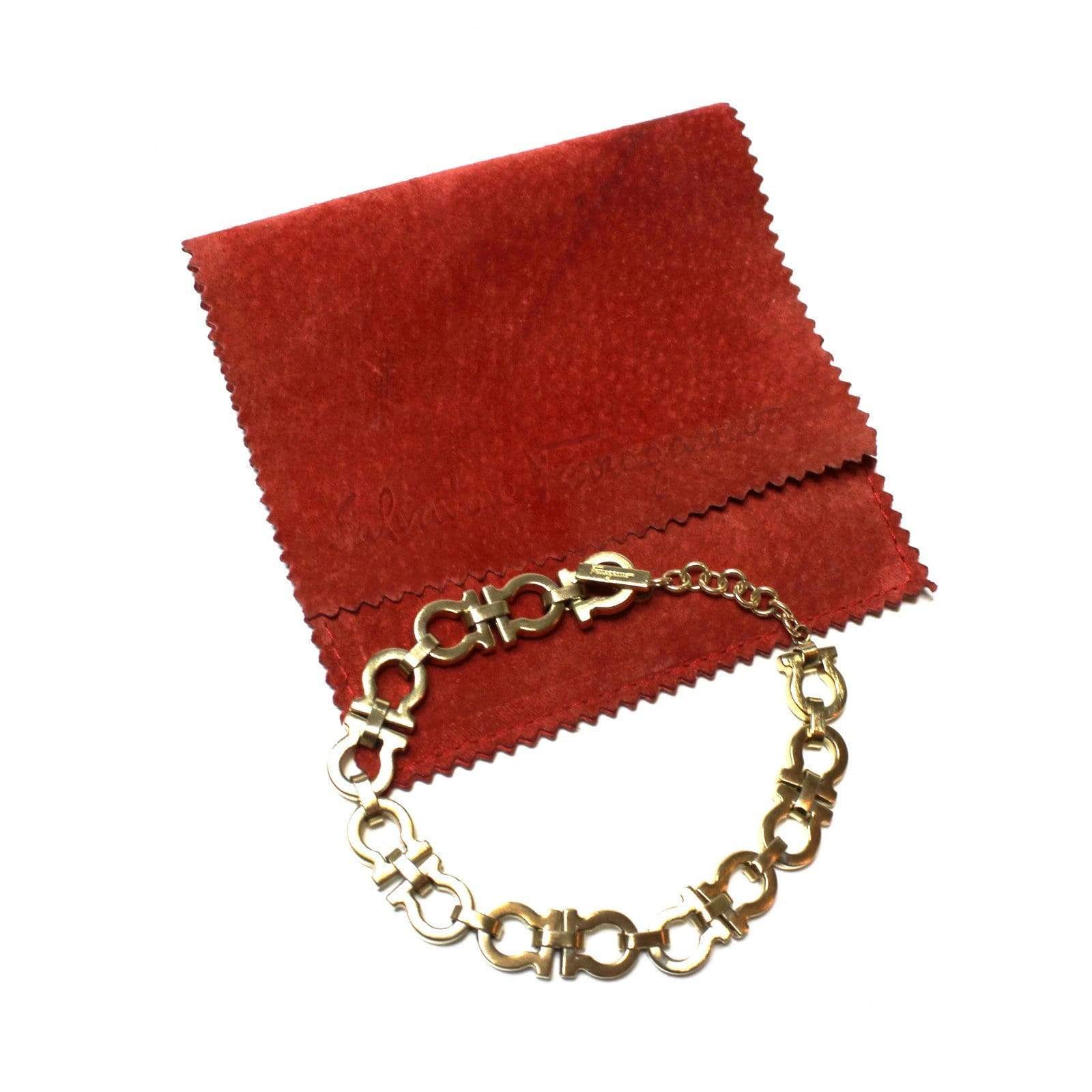 Vintage Gold Salvatore Ferragamo Bracelet RSTKD Vintage