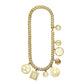 Vintage Heavy Multi Pendent Chanel Cuban Link Chain RSTKD Vintage