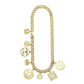 Vintage Heavy Multi Pendent Chanel Cuban Link Chain RSTKD Vintage