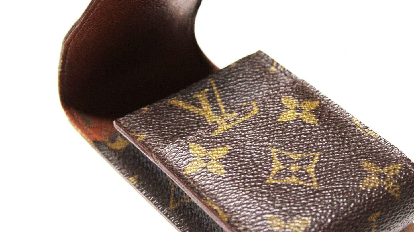 Auth Louis Vuitton Monogram Cigarette Case