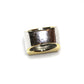 Vintage Silver/ Gold Quilted Gianni Versace Medusa Head Pinky Ring RSTKD Vintage