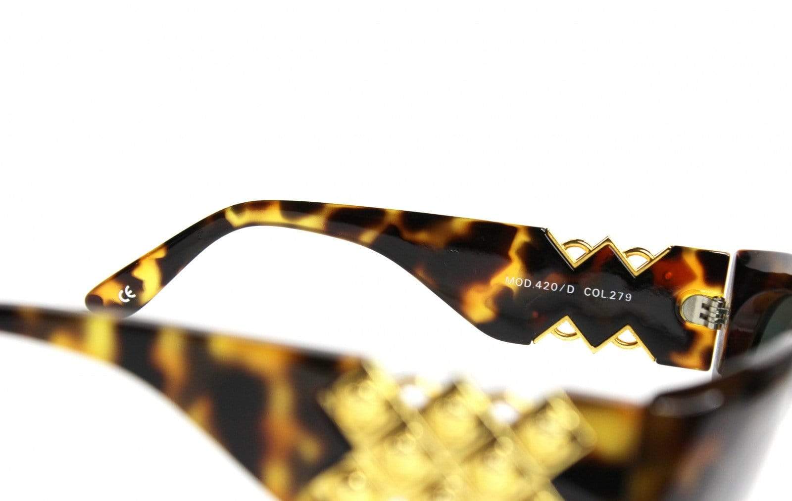 Vintage Versace 420/D 279 Sunglasses RSTKD Vintage